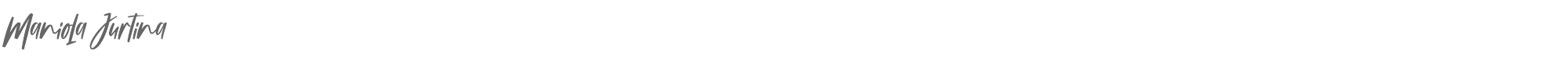 Sample characters Maniola Jurtina Font